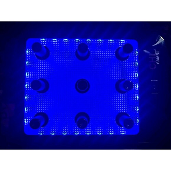 Chi Smart Magnify Ceramic 1" Hot Rollers Curlers Blue LED Platform & Case CS1104 - Picture 14 of 16